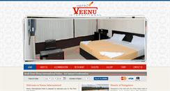 Desktop Screenshot of hotelveenuinternational.com