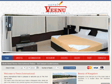 Tablet Screenshot of hotelveenuinternational.com